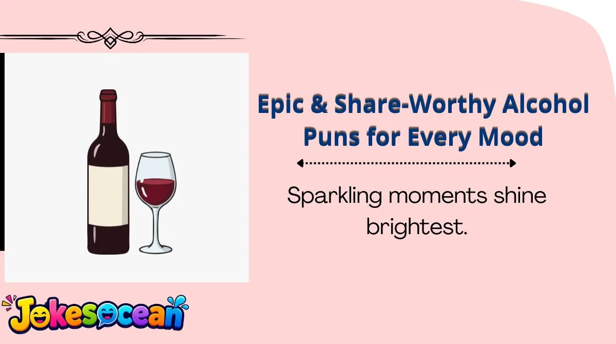 Epic & Share-Worthy Alcohol Puns for Every Mood