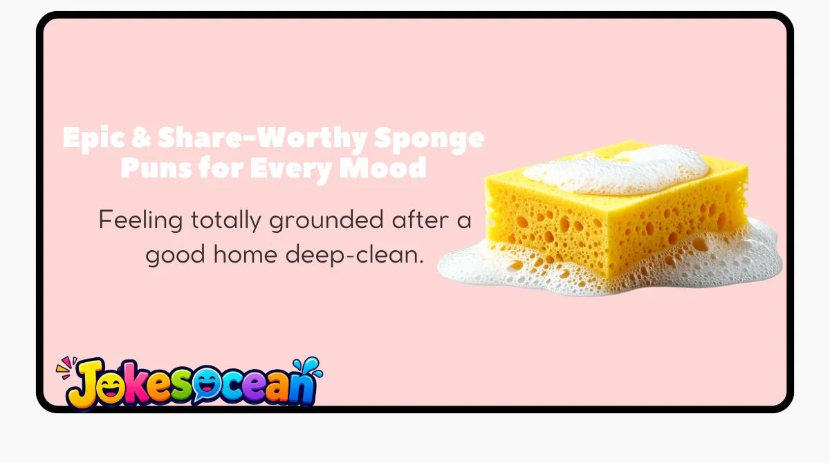Epic & Share-Worthy Sponge Puns for Every Mood