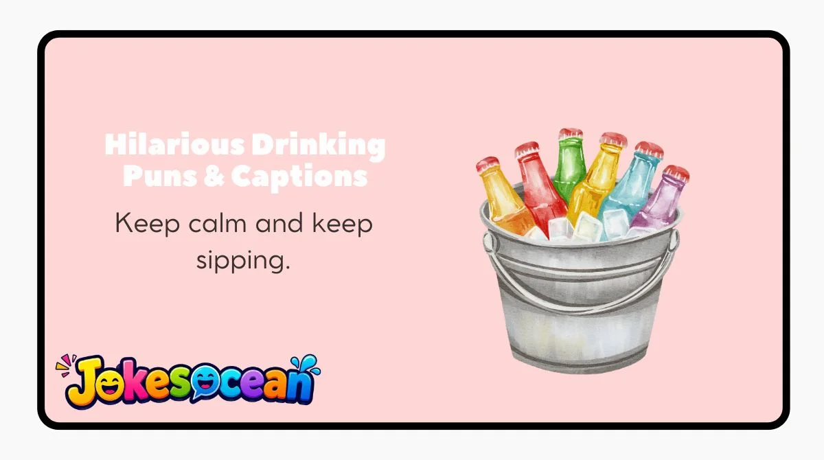 Hilarious Drinking Puns & Captions