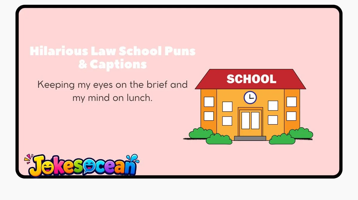 Hilarious Law School Puns & Captions