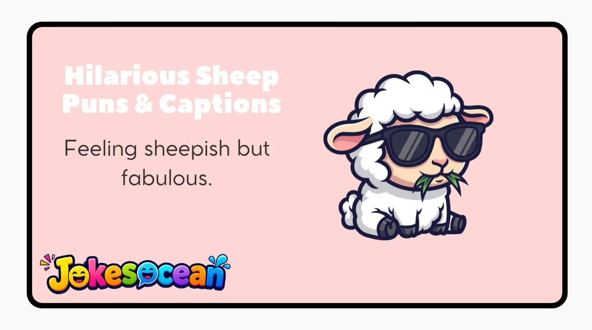Hilarious Sheep Puns & Captions