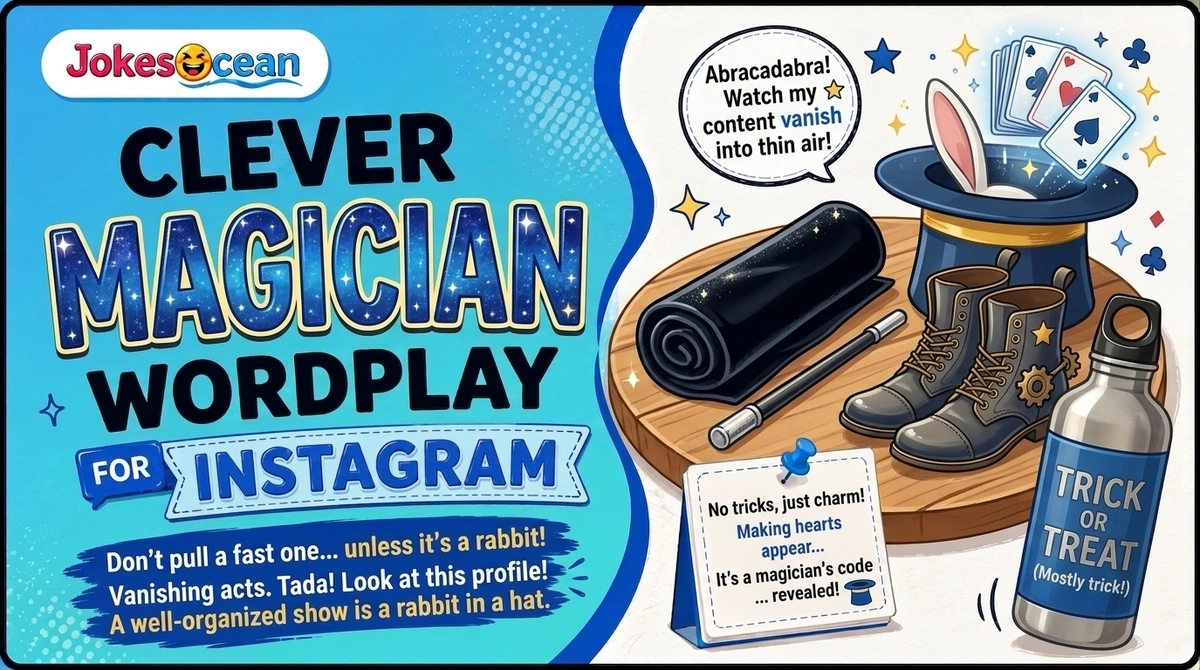 clever-magician-wordplay-for-instagram Clever Magician Wordplay for Instagram