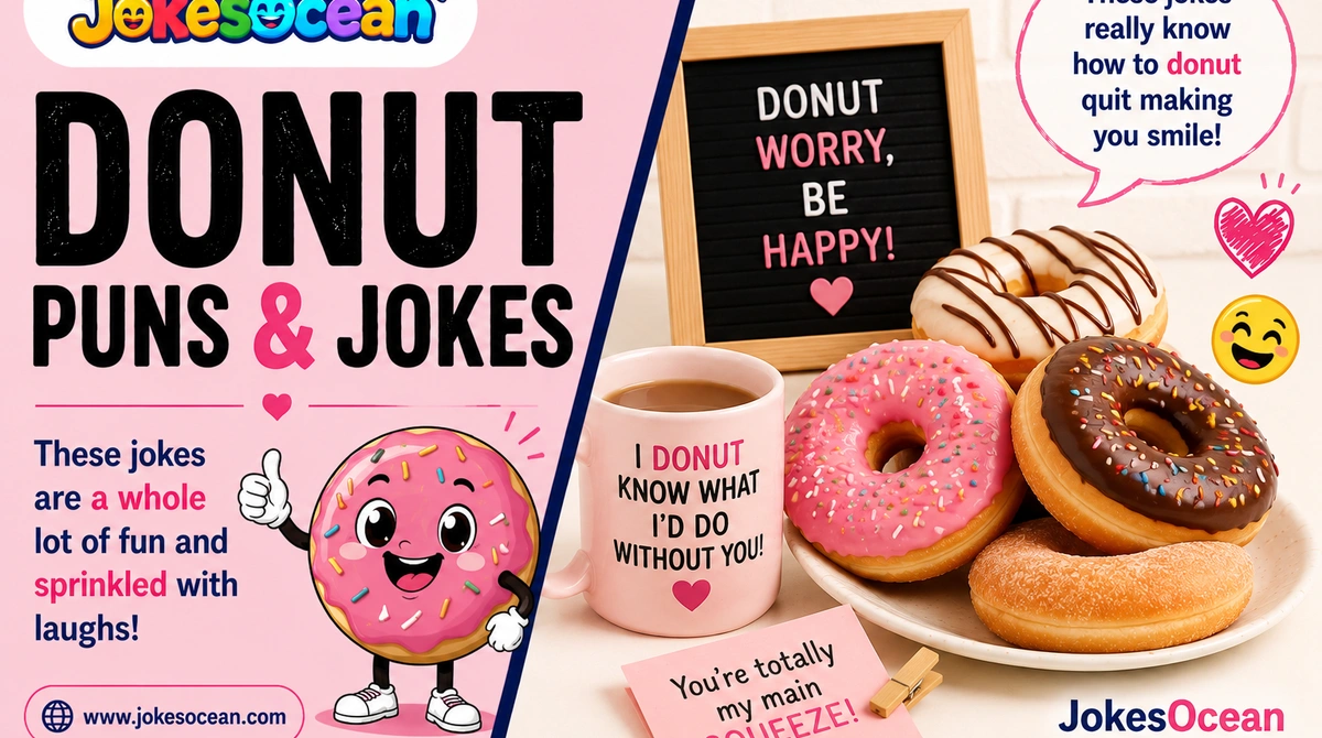 Donut Puns, Jokes