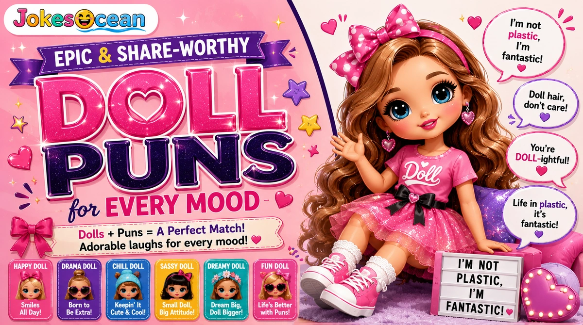 Epic & Share-Worthy Doll Puns for Every Mood