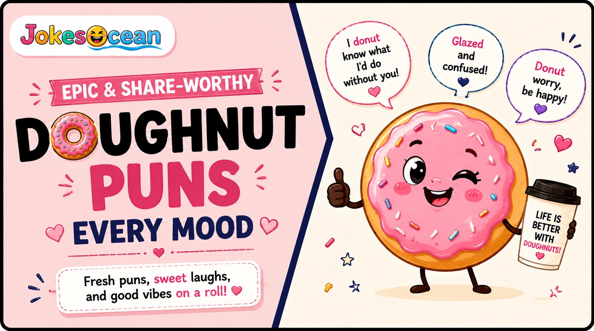 Epic & Share-Worthy Doughnut Puns for Every Mood