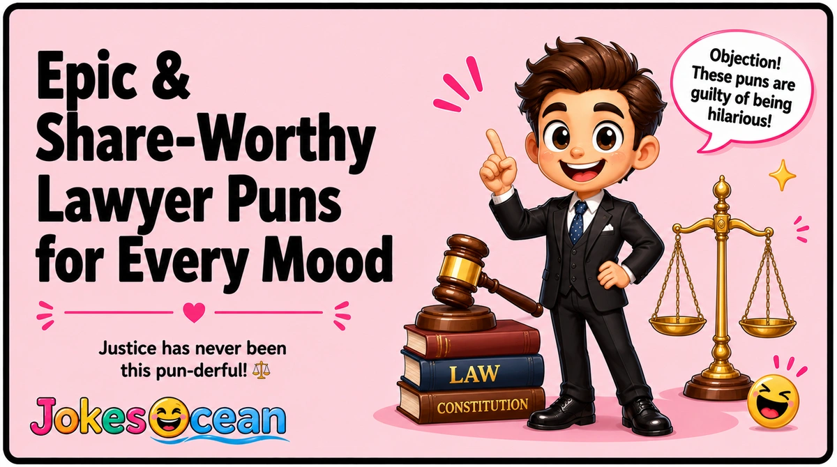 Epic & Share-Worthy Lawyer Puns for Every Mood