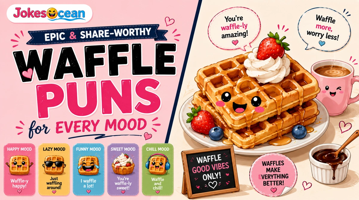 epic-and-share-worthy-waffle-puns-for-every-mood Epic & Share-Worthy Waffle Puns for Every Mood