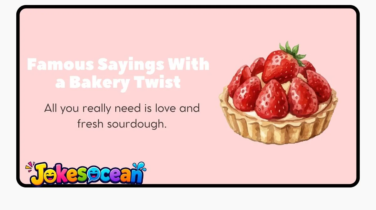 Famous Sayings With a Bakery Twist