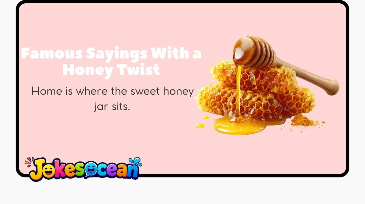 Famous Sayings With a Honey Twist