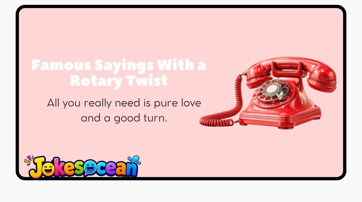 Famous Sayings With a Rotary Twist