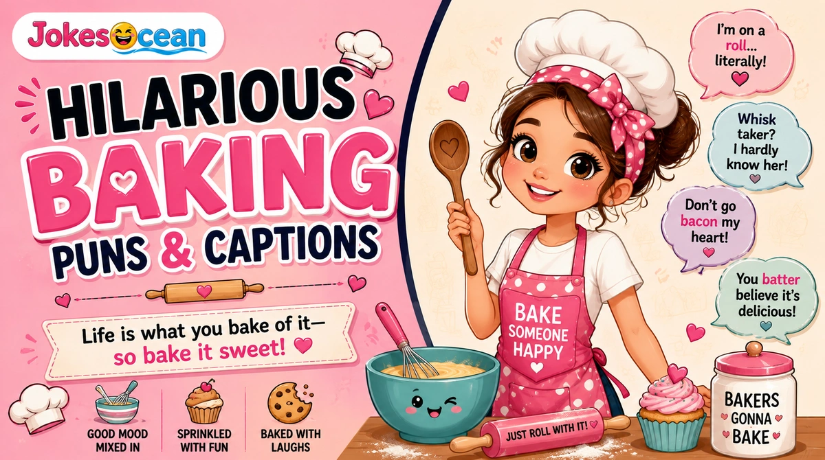 Hilarious Baking Puns & Captions