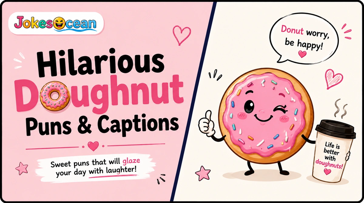 Hilarious Doughnut Puns & Captions