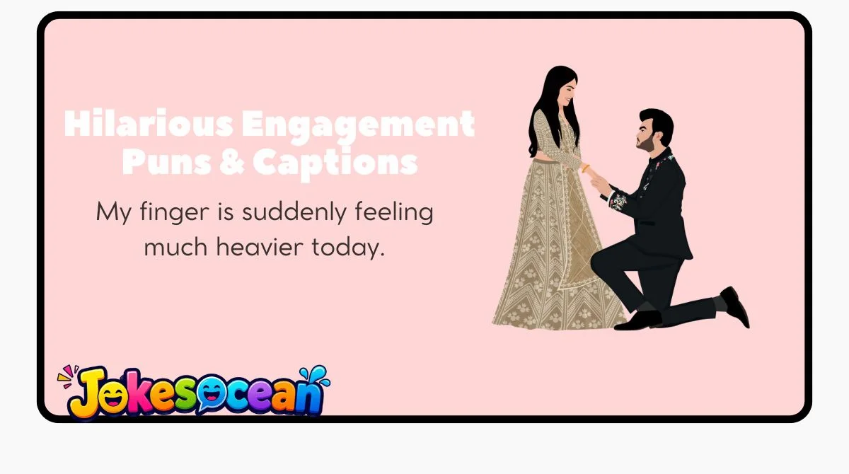 Hilarious Engagement Puns & Captions