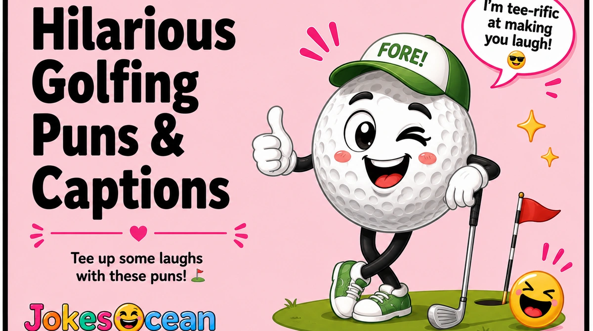 Hilarious Golfing Puns & Captions