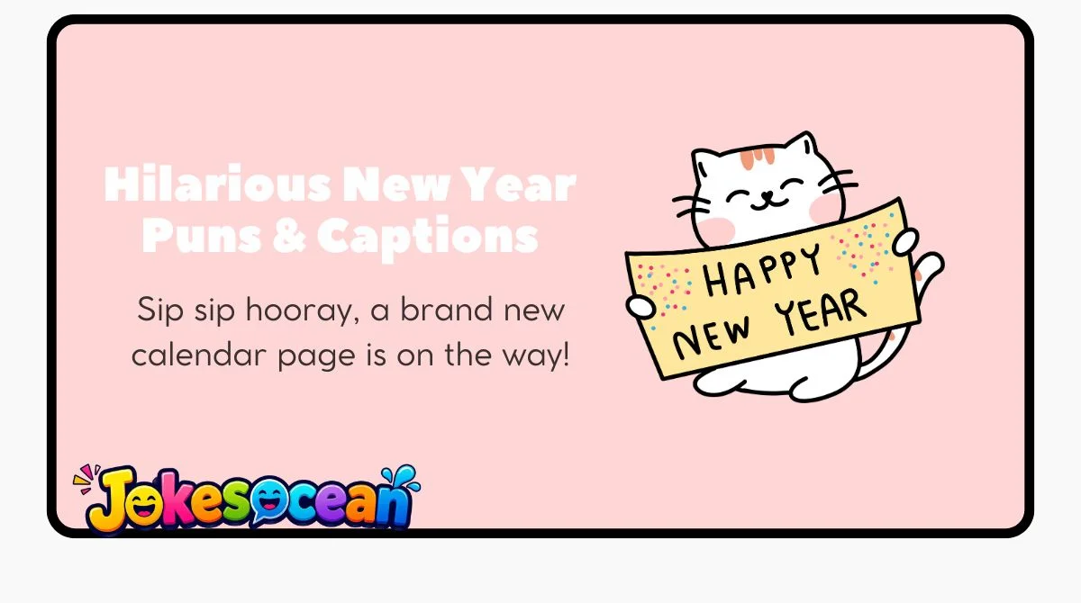 Hilarious New Year Puns & Captions