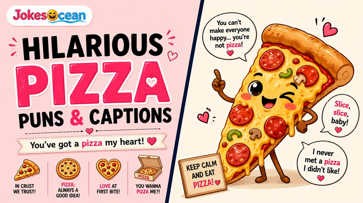 hilarious-pizza-puns-and-captions Hilarious Pizza Puns & Captions