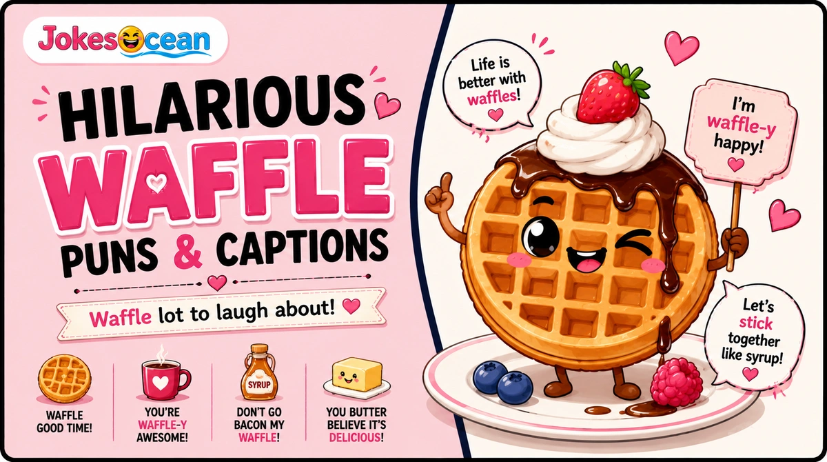 hilarious-waffle-puns-and-captions Hilarious Waffle Puns & Captions