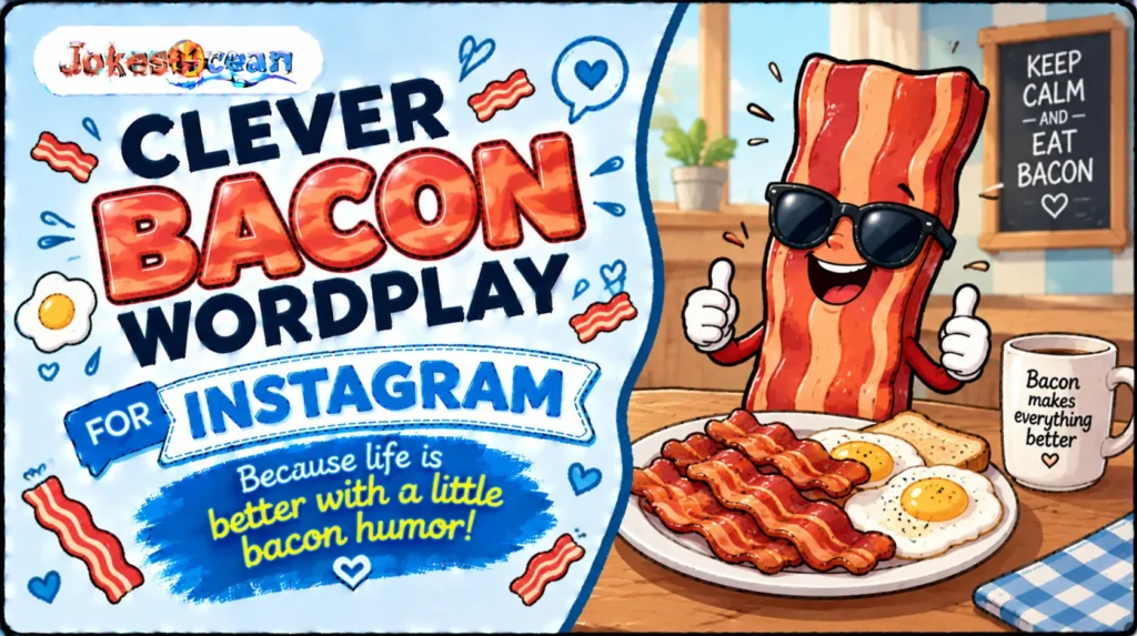 Clever Bacon Wordplay for Instagram