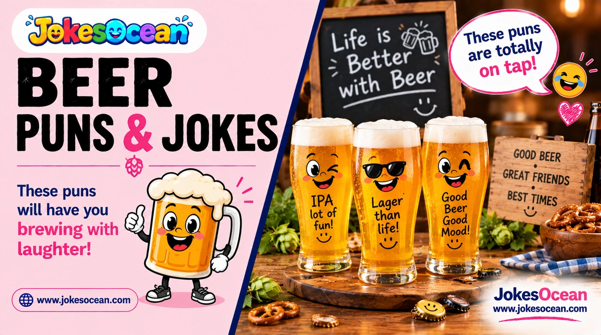 Beer Puns, Jokes