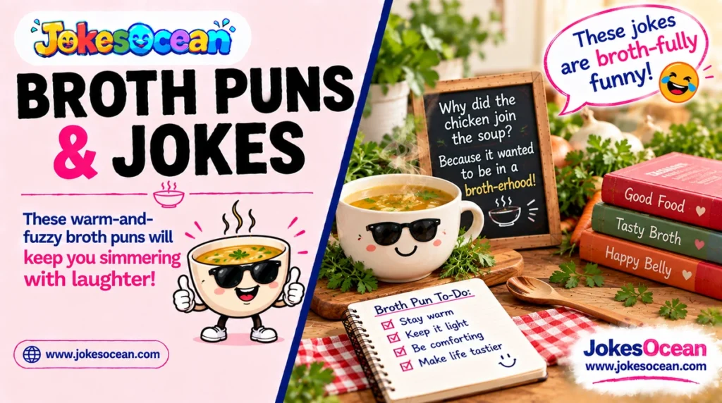 Broth Puns, Jokes