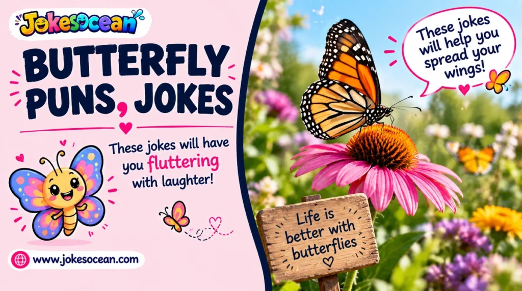 Butterfly Puns, Jokes