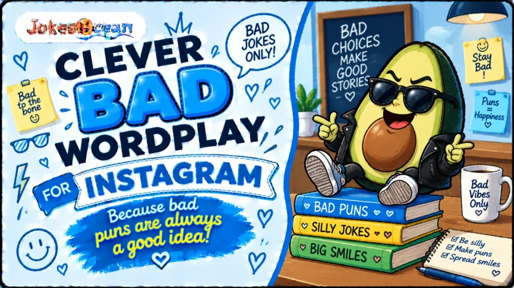 Clever Bad Wordplay for Instagram