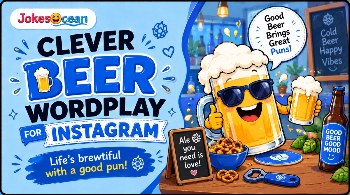 Clever Beer Wordplay for Instagram