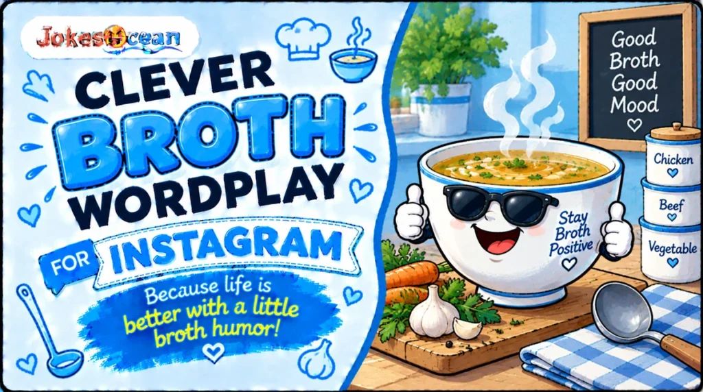 Clever Broth Wordplay for Instagram