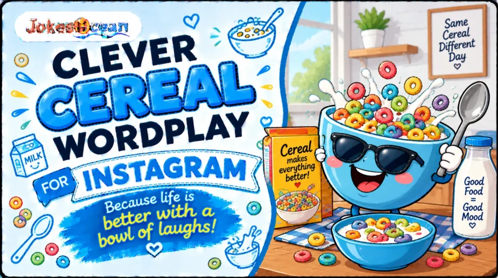 Clever Cereal Wordplay for Instagram