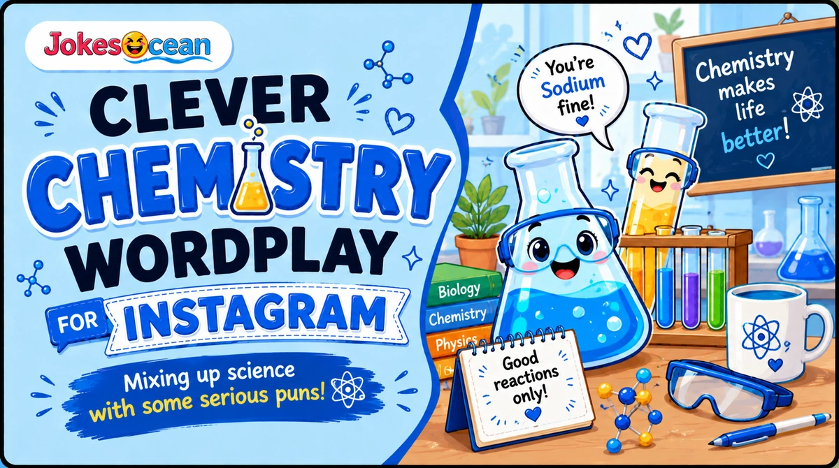 clever-chemistry-wordplay-for-instagram Clever Chemistry Wordplay for Instagram