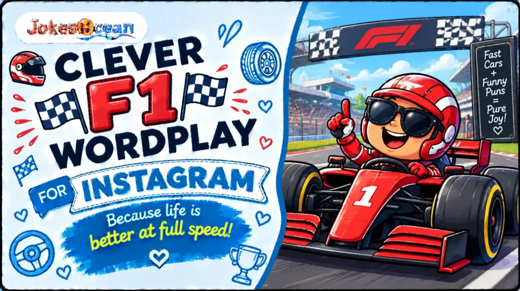 Clever F1 Wordplay for Instagram