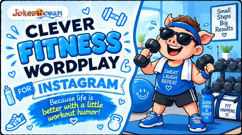 Clever Fitness Wordplay for Instagram