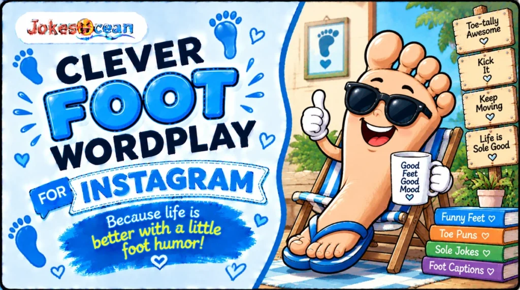 Clever Foot Wordplay for Instagram