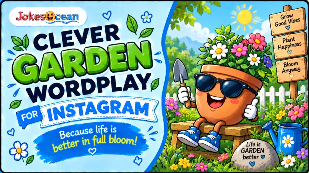 Clever Garden Wordplay for Instagram