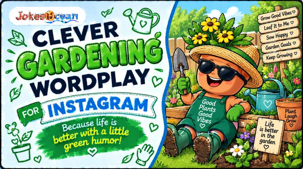 Clever Gardening Wordplay for Instagram