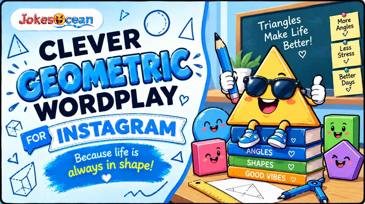 Clever Geometric Wordplay for Instagram