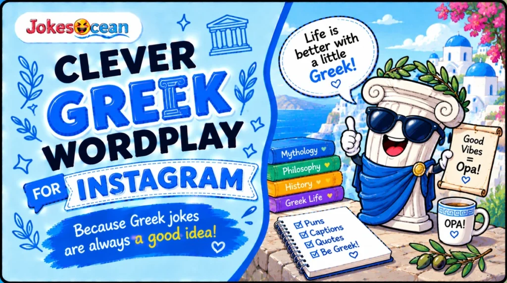 Clever Greek Wordplay for Instagram