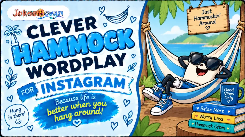 Clever Hammock Wordplay for Instagram
