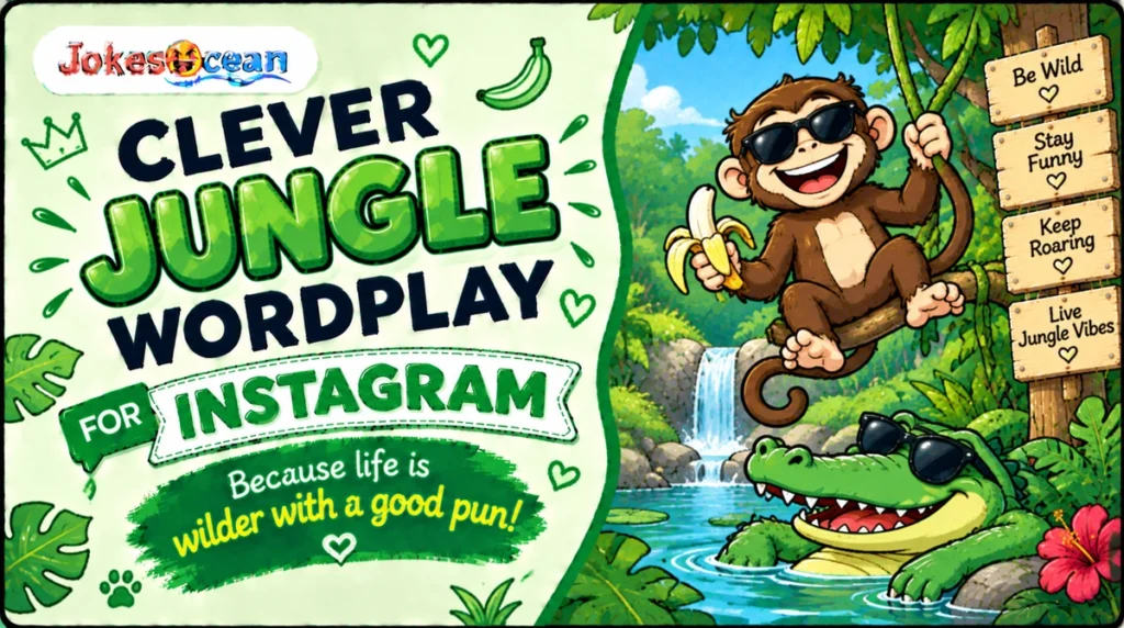 Clever Jungle Wordplay for Instagram
