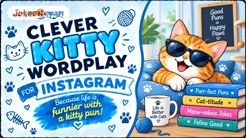 Clever Kitty Wordplay for Instagram