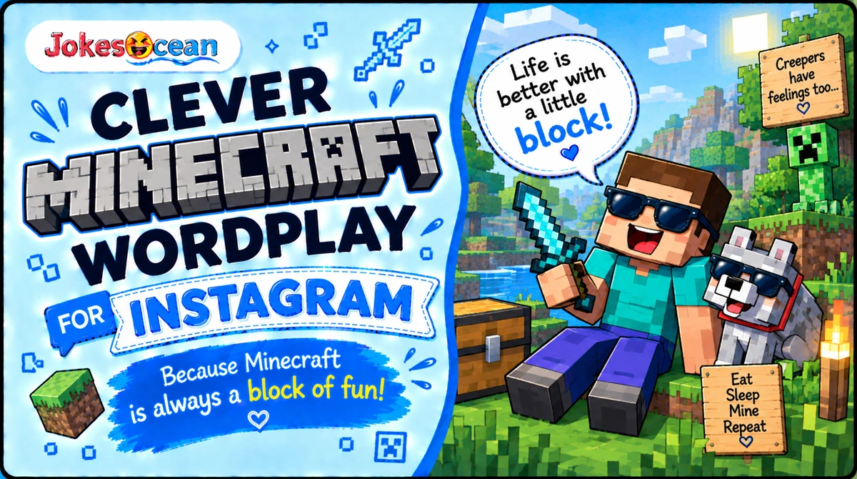clever-minecraft-wordplay-for-instagram Clever Minecraft Wordplay for Instagram