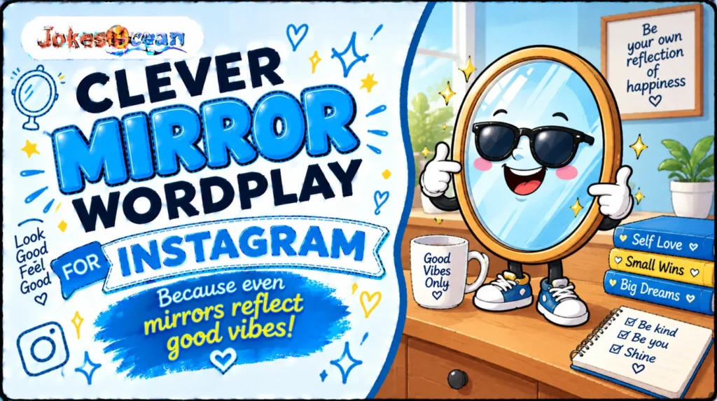 Clever Mirror Wordplay for Instagram