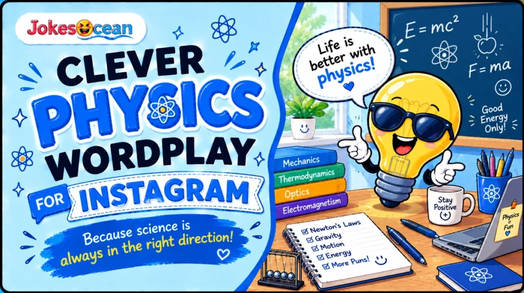 Clever Physics Wordplay for Instagram