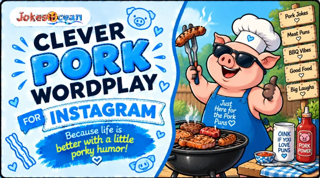 Clever Pork Wordplay for Instagram