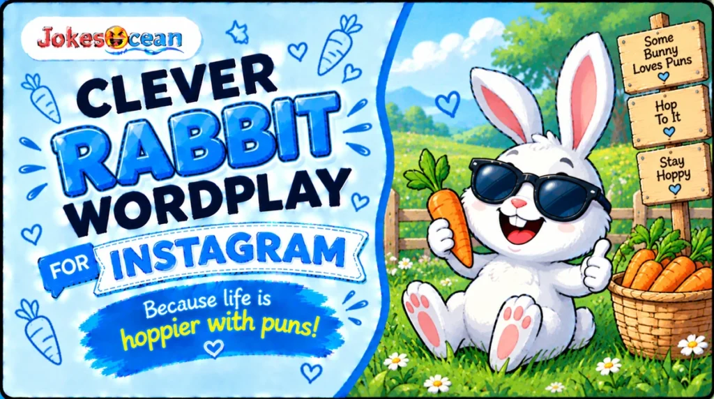 Clever Rabbit Wordplay for Instagram