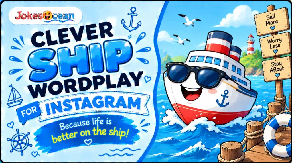 Clever Ship Wordplay for Instagram