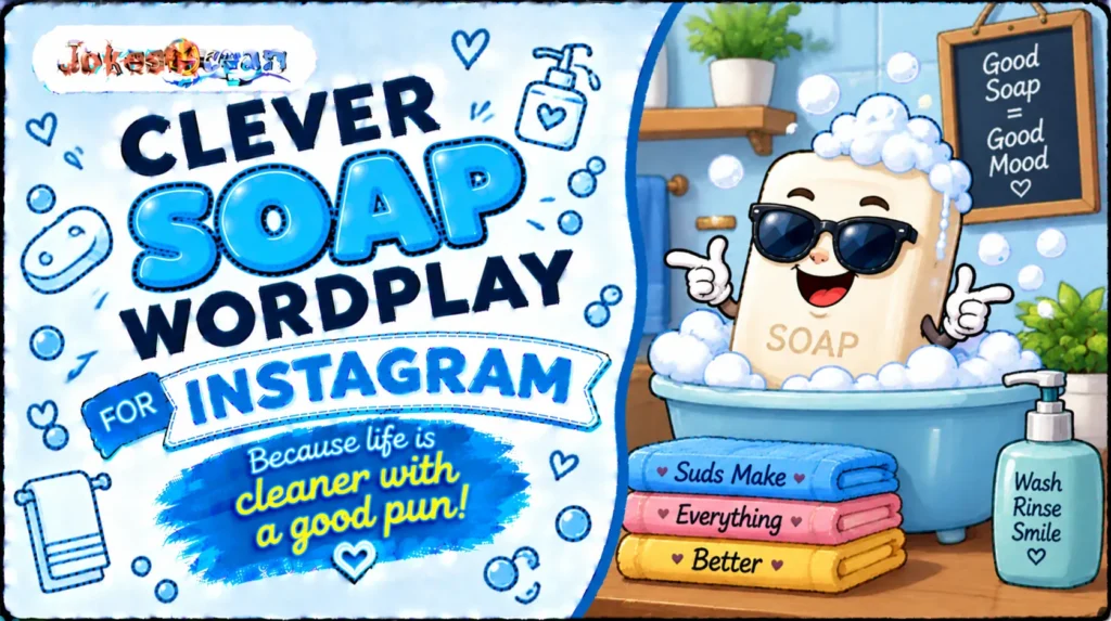 Clever Soap Wordplay for Instagram