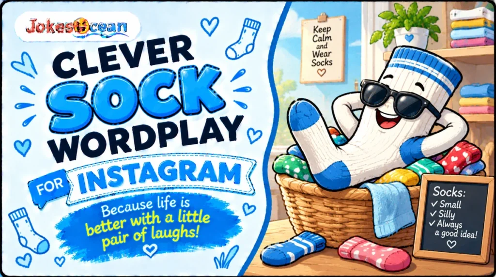 Clever Sock Wordplay for Instagram