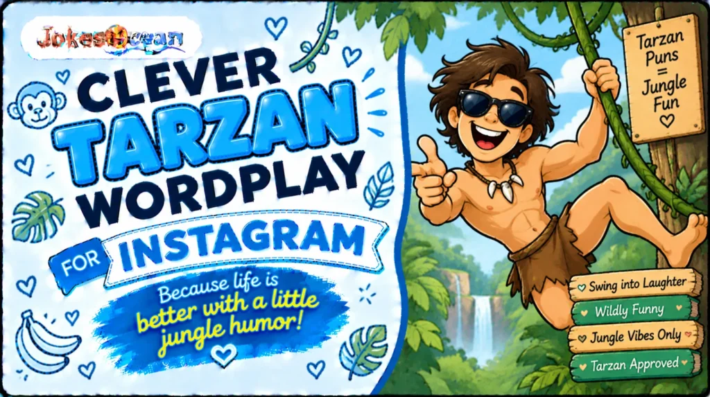 Clever Tarzan Wordplay for Instagram