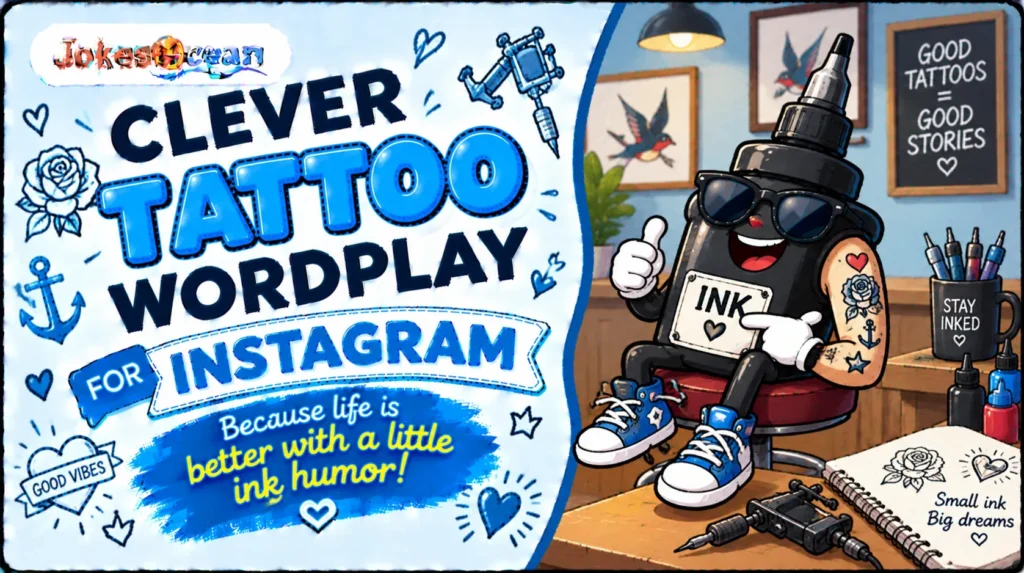 Clever Tattoo Wordplay for Instagram